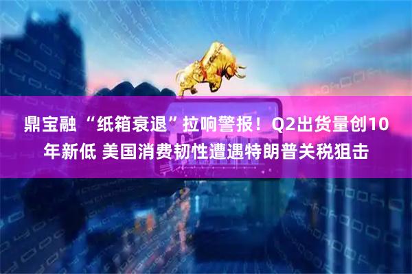 鼎宝融 “纸箱衰退”拉响警报！Q2出货量创10年新低 美国消费韧性遭遇特朗普关税狙击