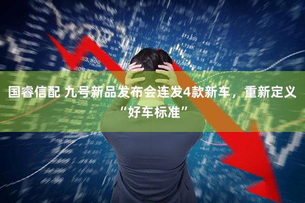 国睿信配 九号新品发布会连发4款新车，重新定义“好车标准”